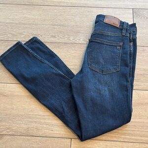 Madewell Dark Blue Skinny Jeans